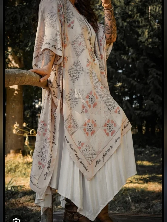 Rare Market Of Stars Love Story Goddess Duster Os - Picture 2 of 4